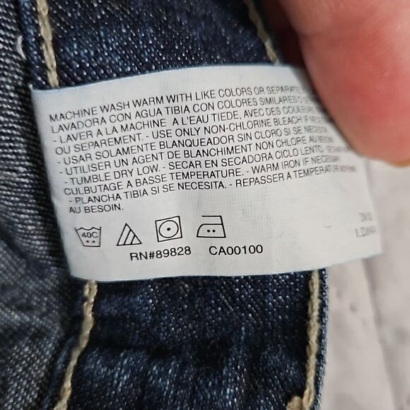 Denim skirt, size 12. 100% cotton. - Picture 6 of 6